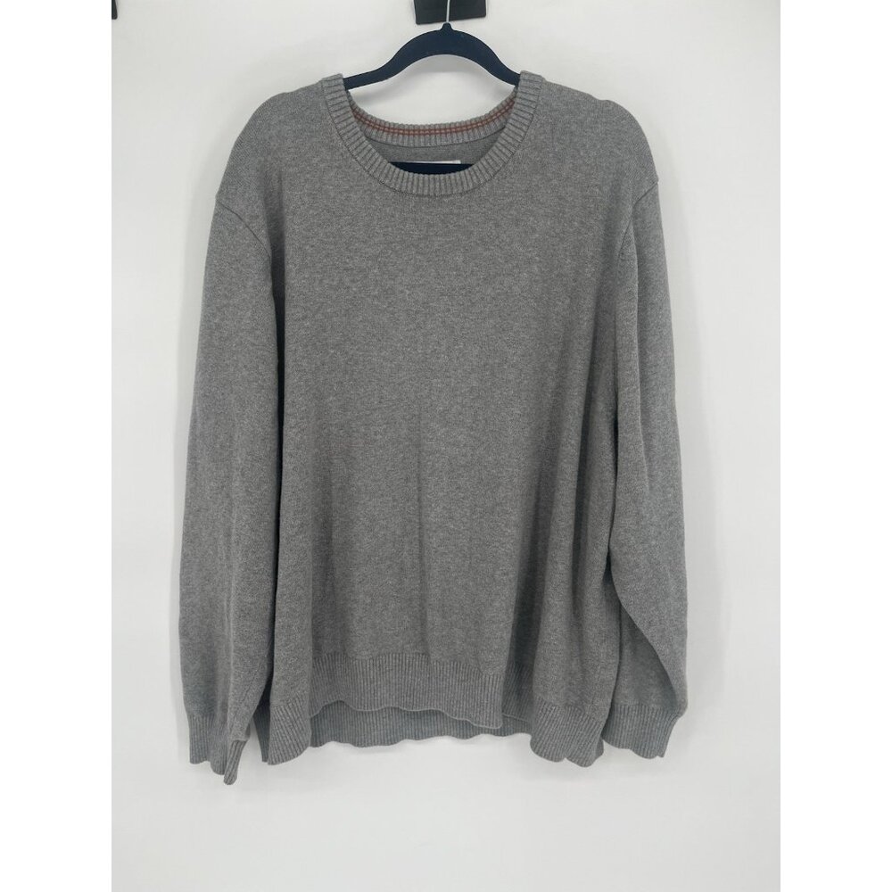 Duluth Trading Co Sweater Mens 3XL Knit Gray Pullover